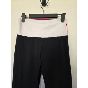 Yoga Pants: 2 Pairs Red/White and black